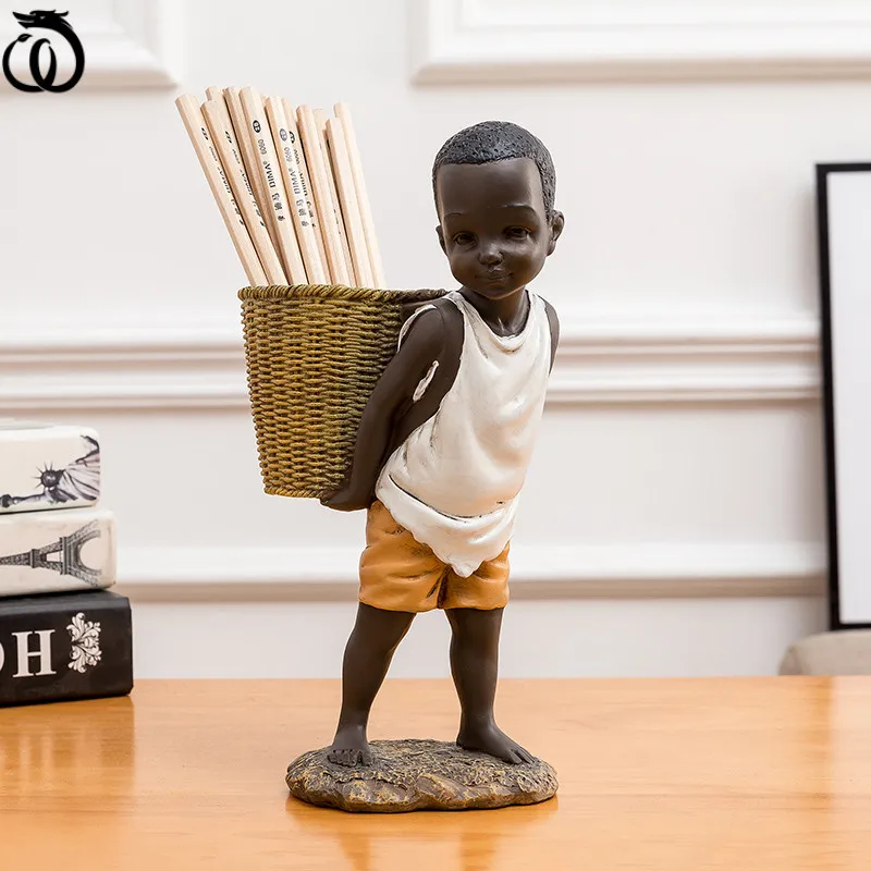 Африканские украшения в стиле ретро для мальчиков фигурка животного карандаш