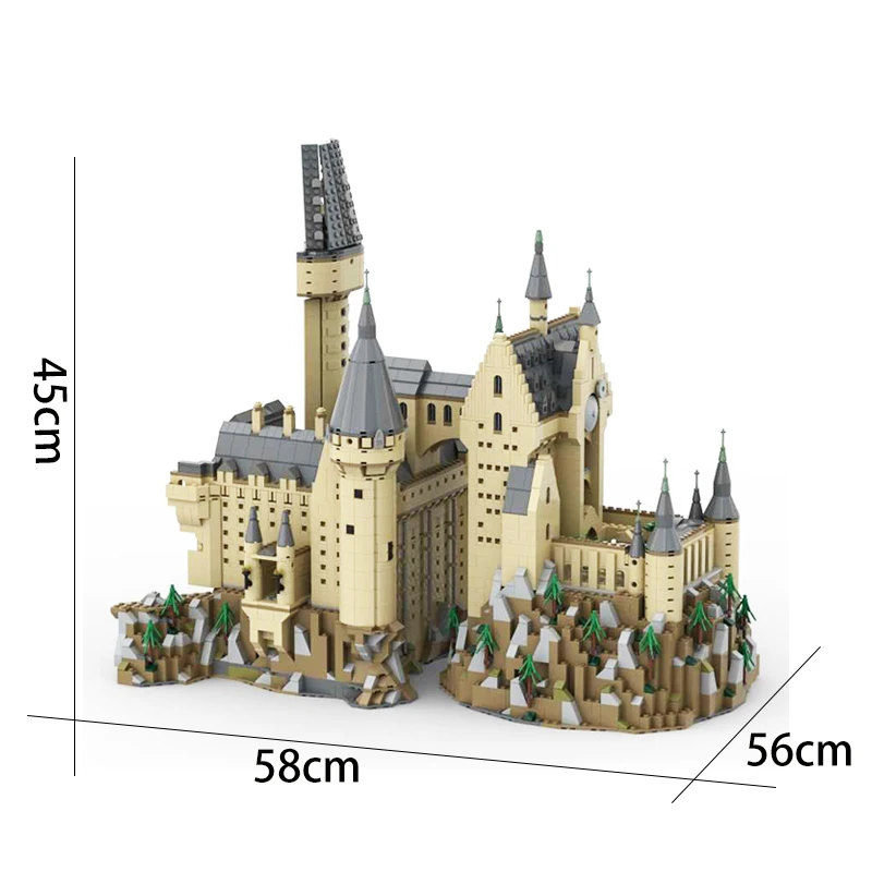 

MOC Magic School Castle Model Movie Building Blocks 16060 Extension Architecture Bricks Collection Toys for Children Gifts 30884