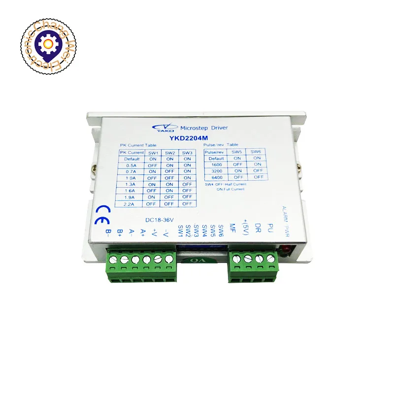YAKO YKD2204M 2-фазный шаговый мотор драйвер DC18-36V 100 кГц использовать для фрезерный