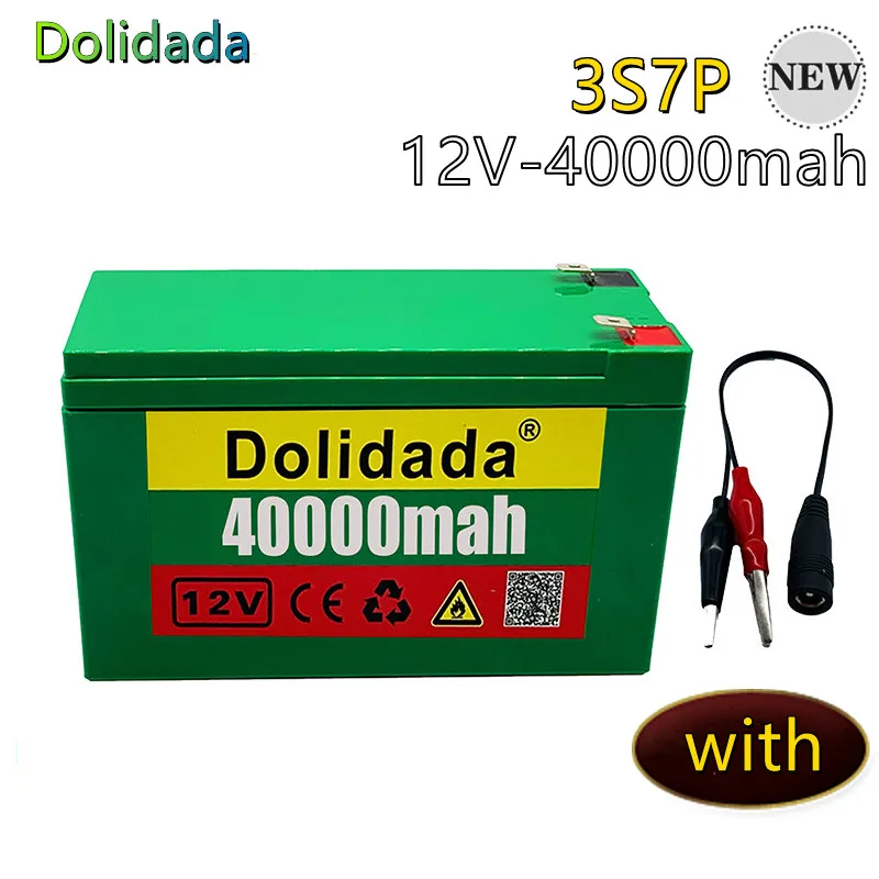 

new 12V40Ah 3S7P 18650 lithium battery pack contains 40Ah large current BMS used for sprayer 12V power supply