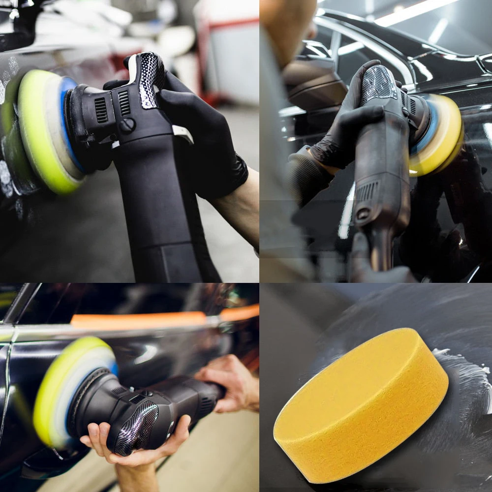 Car Polishing Pad Sponge Wheel 16/19 Pieces/set of for Drill Bit Adapter Detail | Инструменты