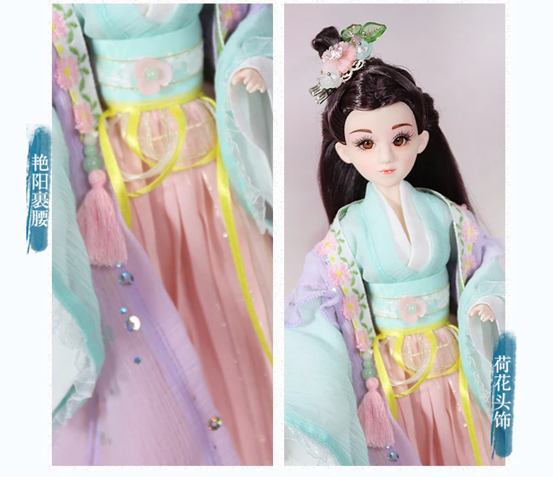Мм девушка 1/6 BJD кукла шарнир тело 30 см Восток Шарм включая одежду подходит для DIY Оригинальная кукла