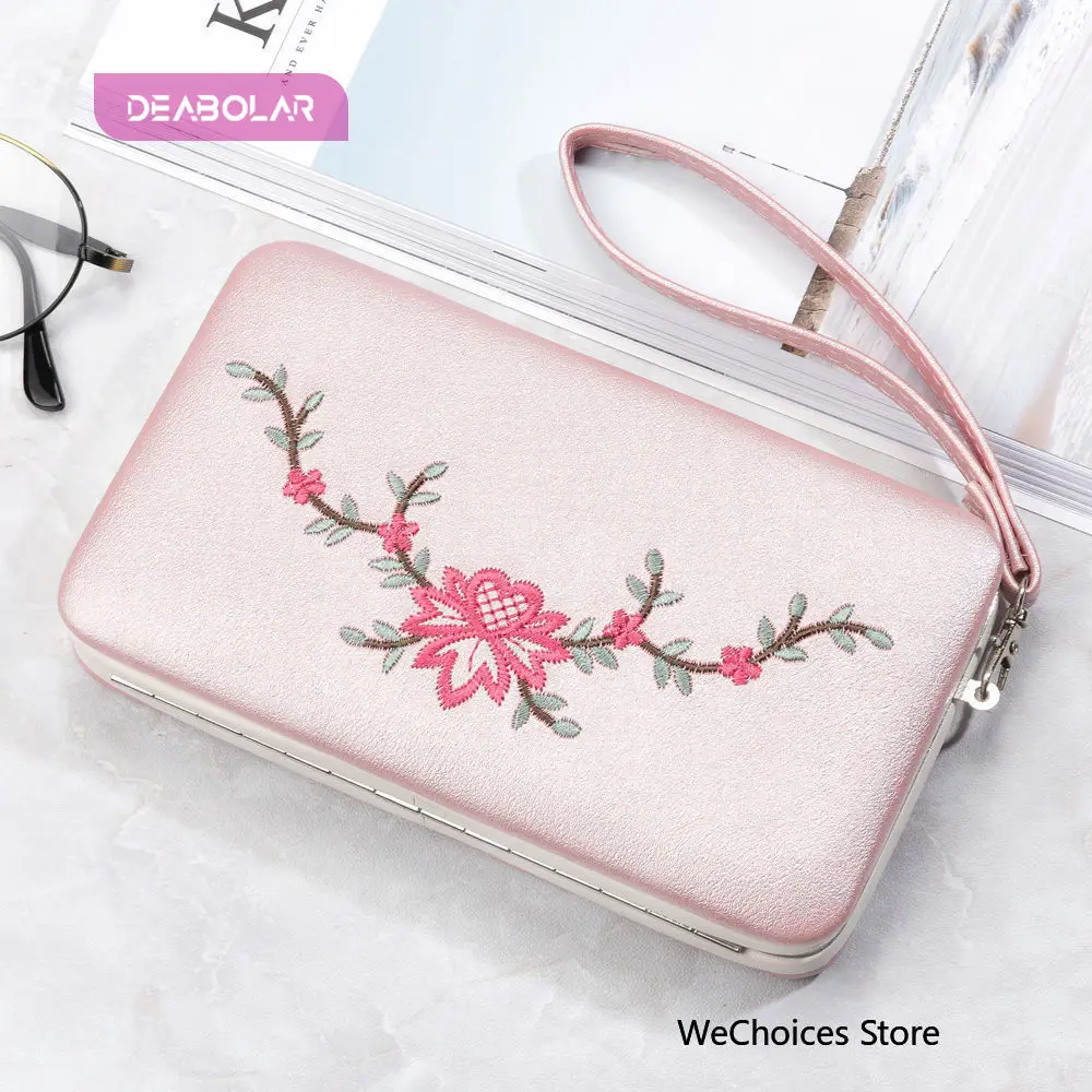 Женская мода Ретро Вышивка ручной работы длинный 2019 новый женский кошелек