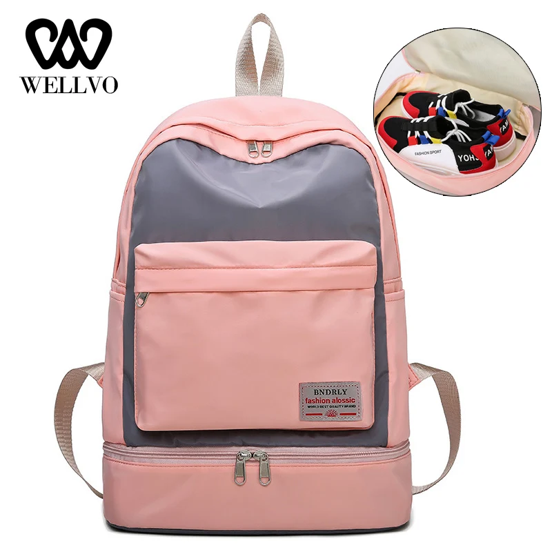 Большой Вместительный женский рюкзак для тренажерного зала высококачественный