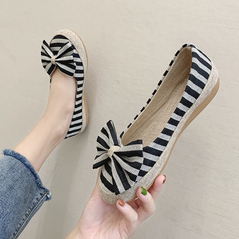 Женские парусиновые туфли на платформе повседневные холщовые Туфли эспадрильи в