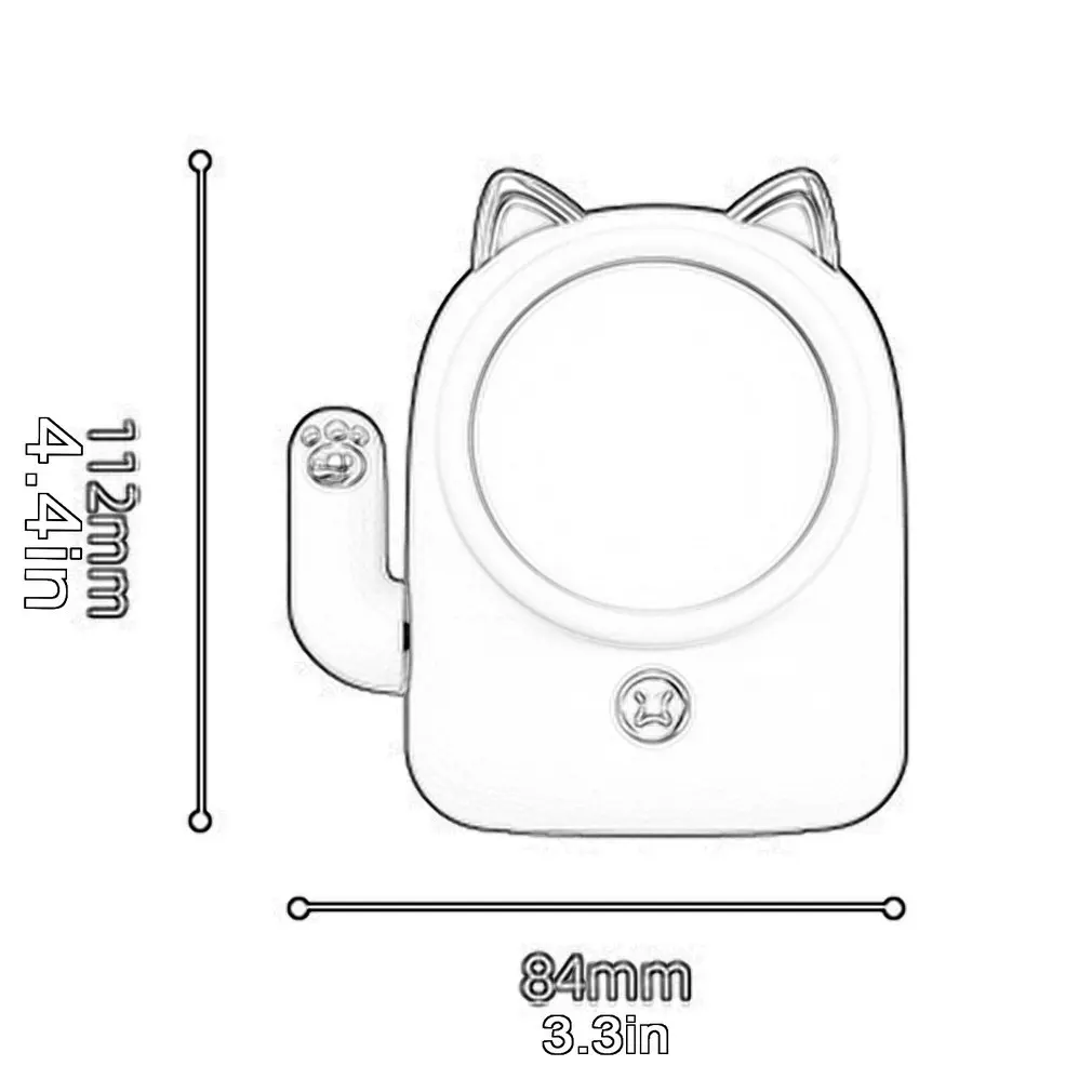 

Creative Lucky Cat Night Light Kid Baby Nursery Light USB Rechargeable Table Lamp Home Decoration Atmosphere Lamp