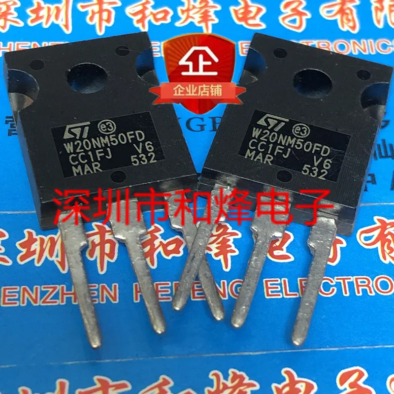 

10 шт. STW20NM50FD W20NM50FD TO-247 500V 20A