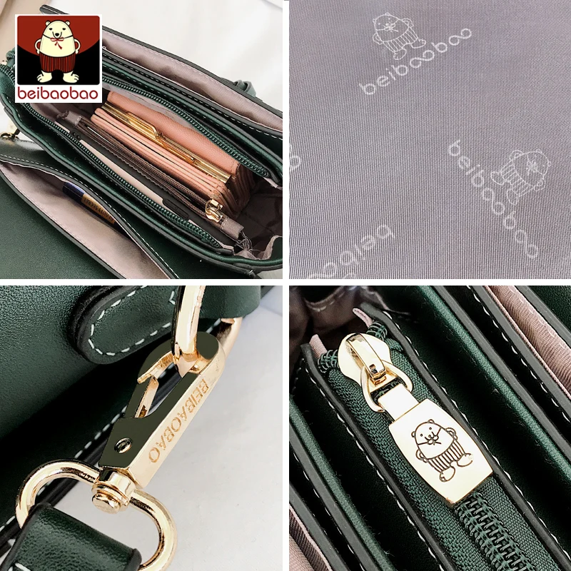 Женские сумки с вышивкой в Корейском стиле 2019 мягкая сумка на плечо изображением