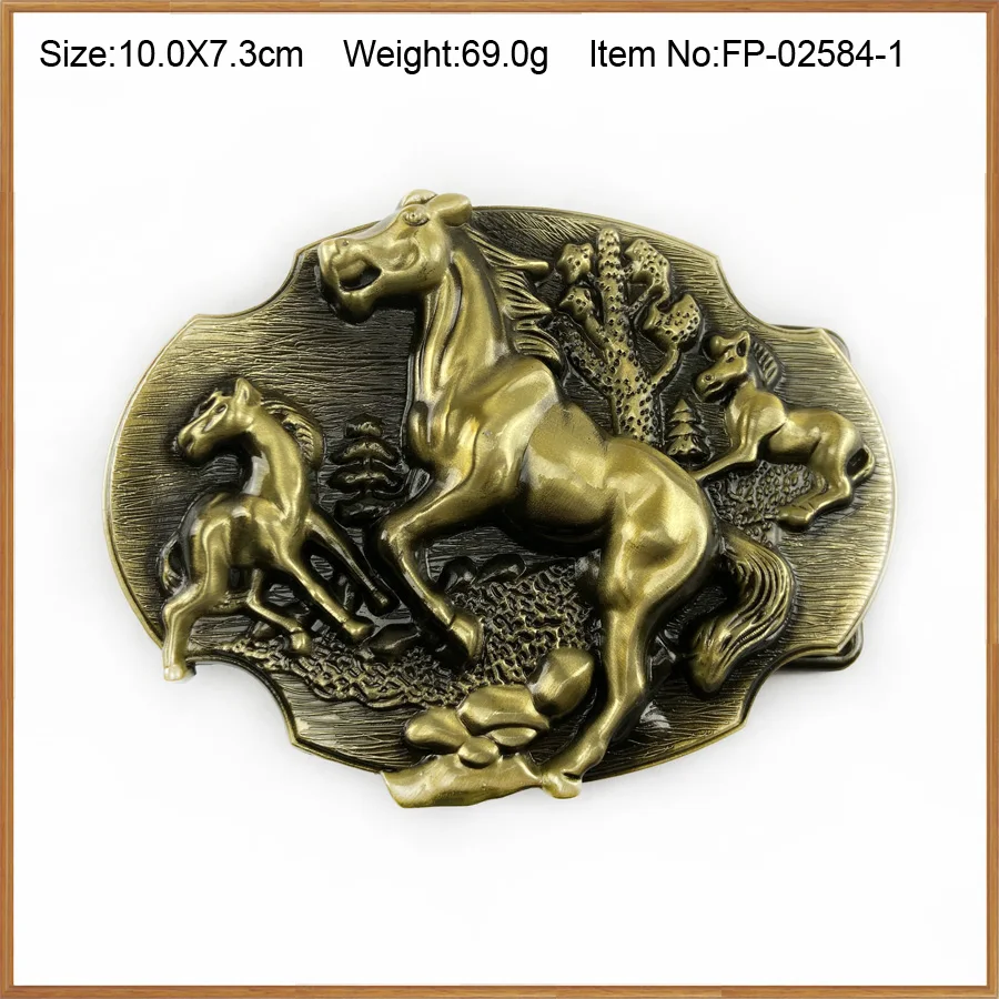 Пряжка для ремня Buckleclub Мужская в ретро стиле латунная ретро-пряжка джинсов