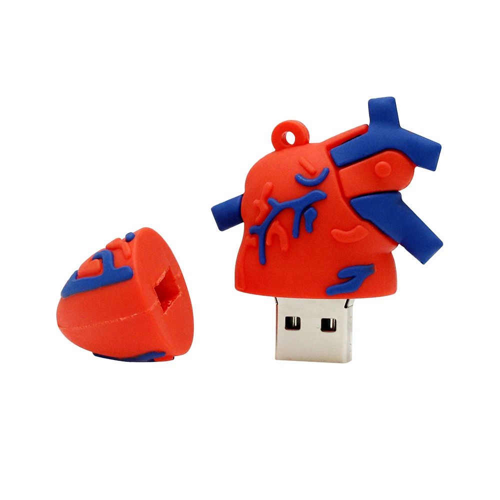 USB флеш накопитель 2 0 с сердечками и лучами карта памяти героями мультфильмов на 32