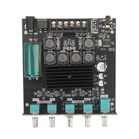 bluetooth 5 0 2 1 channel power audio stereo subwoofer amplifier board 50wx2100w treble bass note tuning amp zk tb21