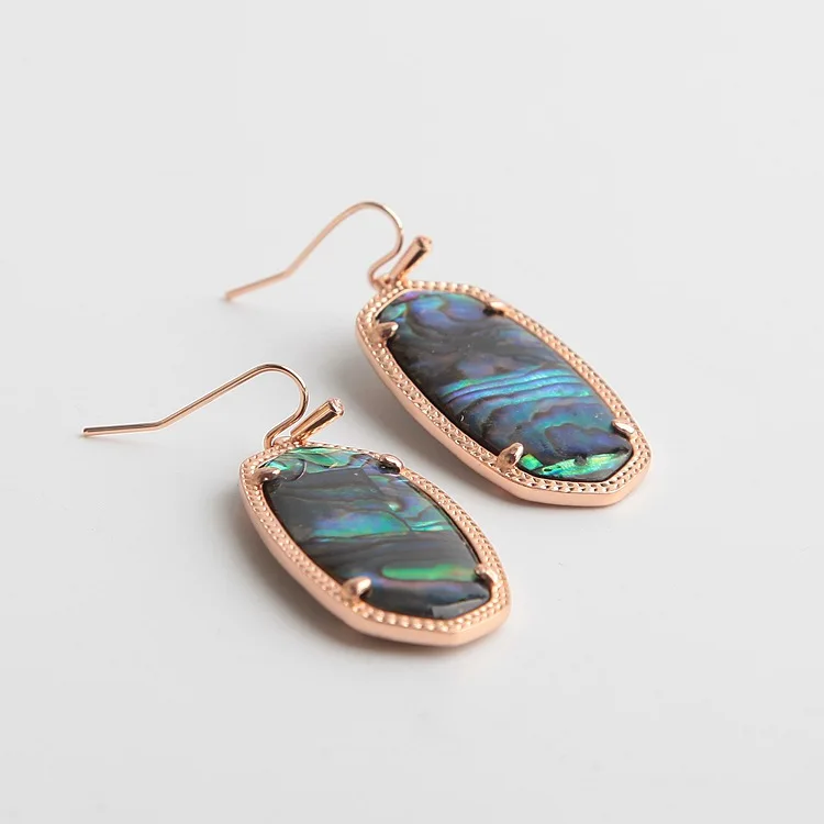 

Abalone Shell/Opal/Agate Earrings Earrings Multicolor