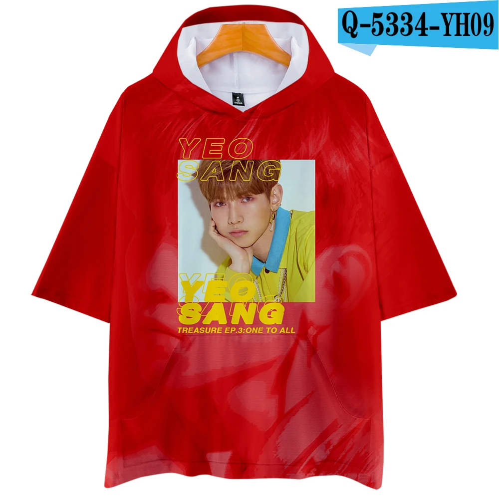 ATEEZ 3D Футболка с принтом женская мода Harajuku Повседневная Хип Хоп короткий рукав Kawaii Популярная 3D футболка с капюшоном XXS-4XL - Цвет: 10