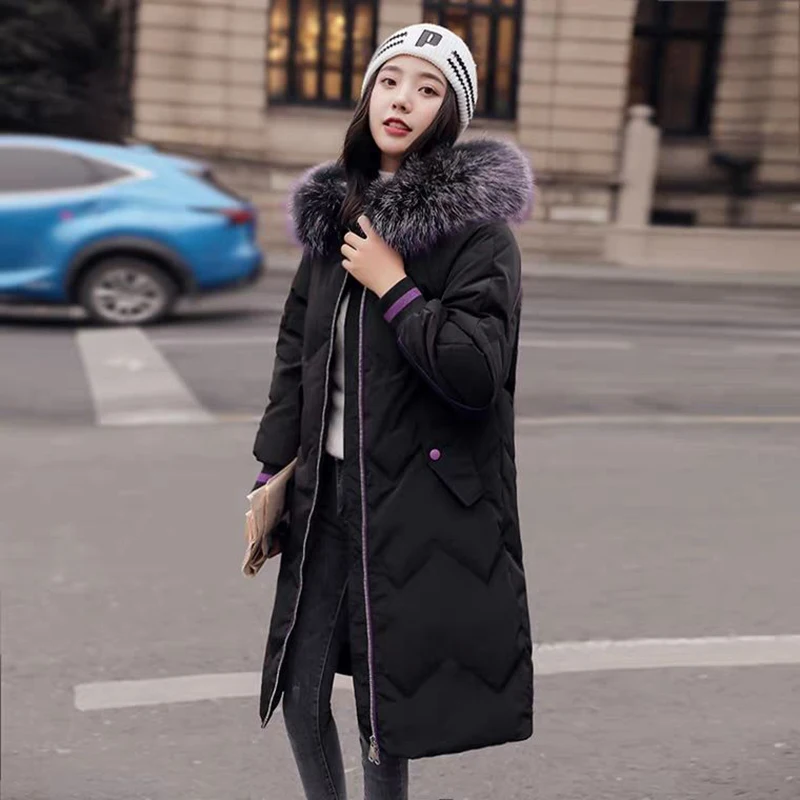 Новое поступление корейская мода женская зимняя куртка с хлопковой подкладкой