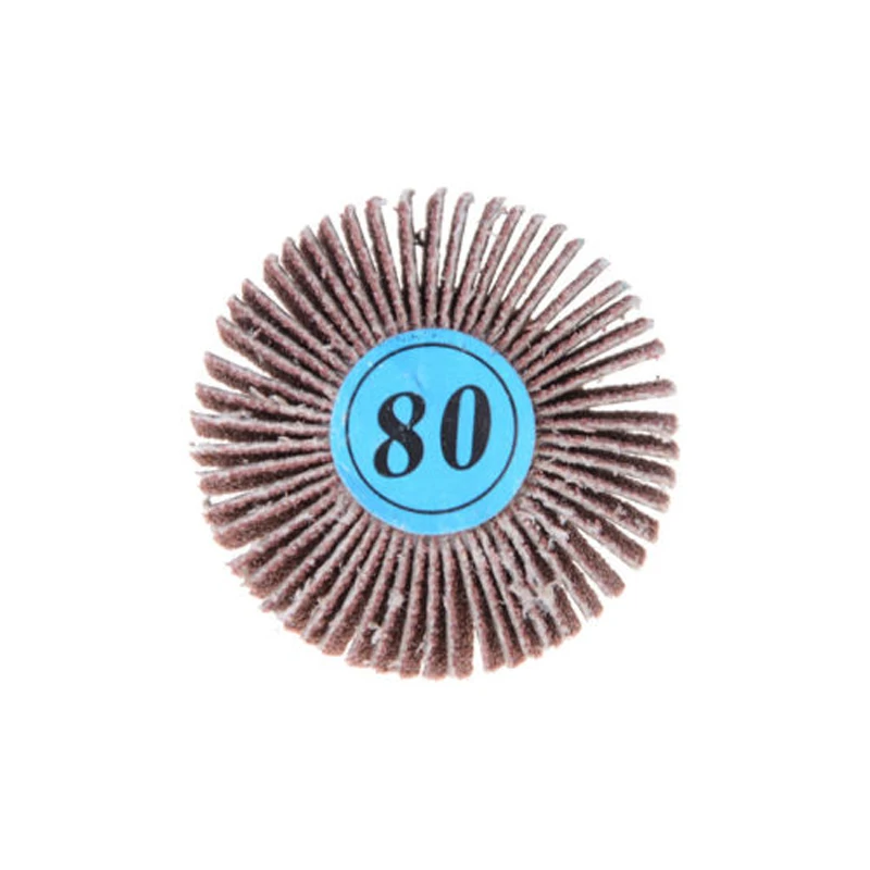 

5*Flap Rotary Sanding Wheels 30mm 80 Grit Grinding Sanding Sandpaper Polisher Flap Wheel Rotary Parts Tool