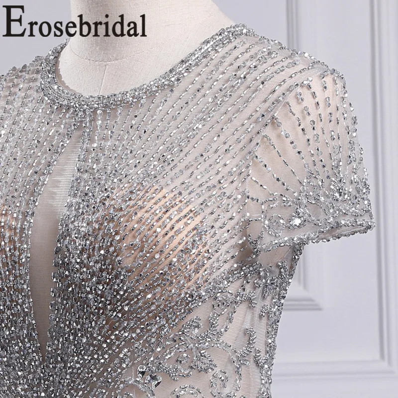 Роскошное вечернее платье Erosebridal длинное женское 2020 сексуальное иллюзионное на