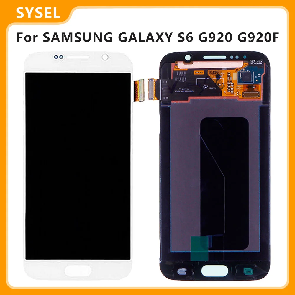 Для SAMSUNG GALAXY S6 G920 G920F G920FD SM ЖК дисплей сенсорный экран дигитайзер панель Стекло