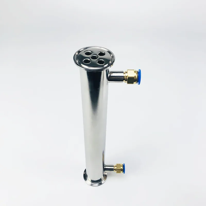 1 5 дюйма 38 мм (OD 1/4 мм) Dephlegmator Reflux конденсатор дистиллятора с 3 5-дюймовым внутренним