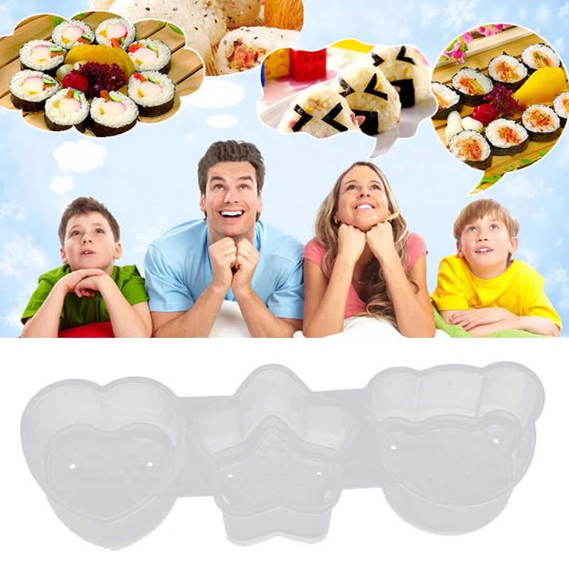 Рисовый обед Еда шаровая форма пресс для суши Кухня комплект антипригарным Пресс