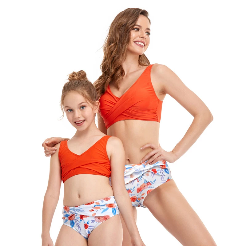 

2021 Women's Swimwear Summer New Parent-Child Bikini Set