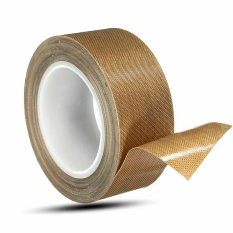 

1 roll PTFE tape, high temperature and heat resistant tape, brown insulating tape for vacuum sealing machine 13mm