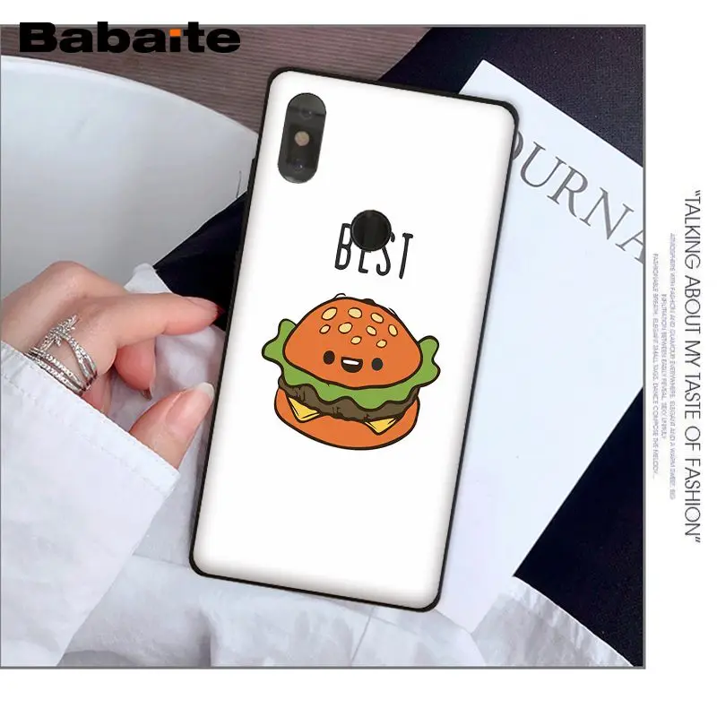 A14 Babaite BFF лучшие друзья бургер и картофель фри чехол для телефона оболочка для Red mi 5 plus Note 5 Xuiao mi 8 8SE 6 mi X 2 2S мобильные чехлы - Цвет: A14