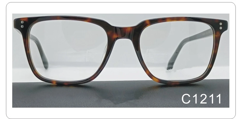 Винтажные квадратные оптические очки для близорукости с прозрачными линзами