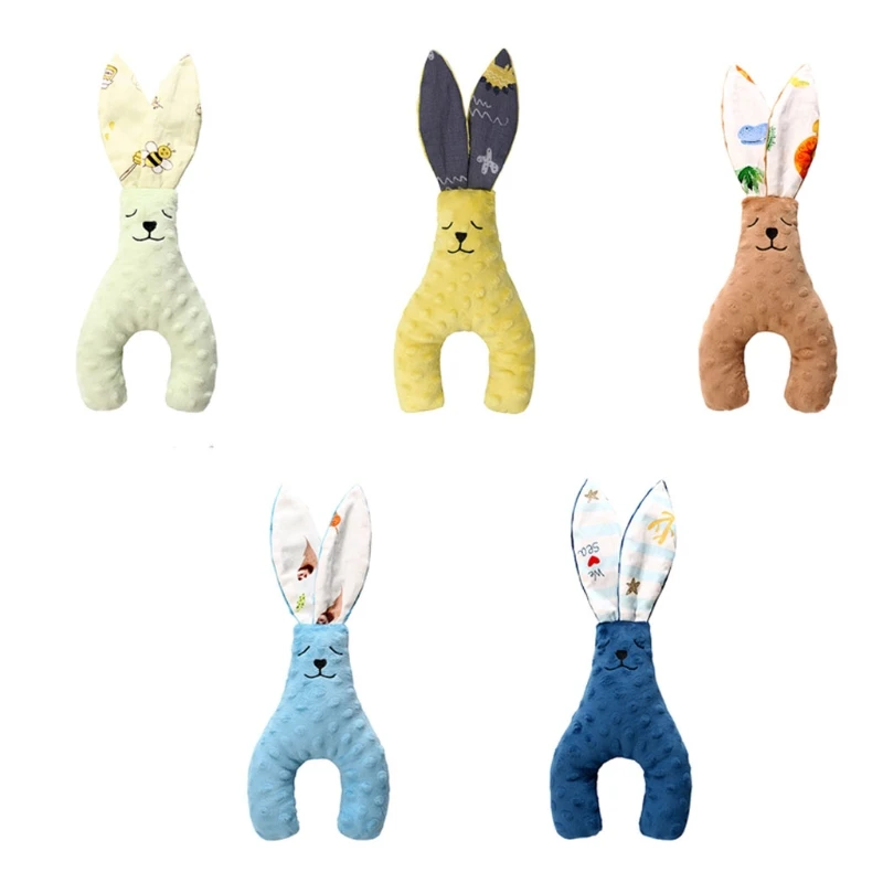 

Плюшевые игрушки-прорезыватели для малышей Детская Игрушка прорезыватель яркий Цвета для чувствительной приятные на ощупь способность на ...