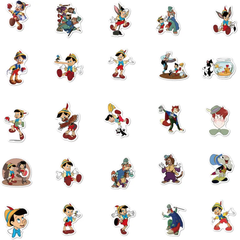 

10/30/50Pcs/Set Movie Wood Adventure Graffiti Waterproof Skateboard Travel Suitcase Phone Laptop Luggage Stickers Cute Kids