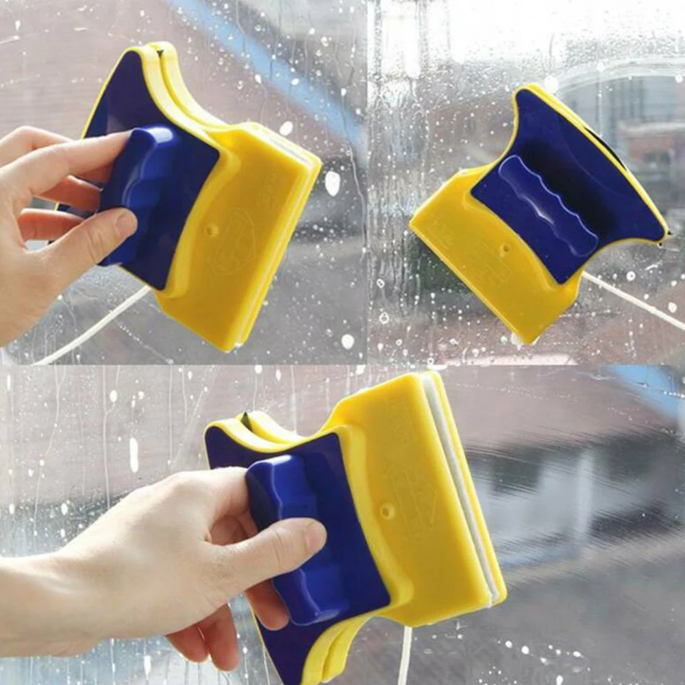 Магнитный очиститель для окон щетка мытья стекол инструмент двухсторонний