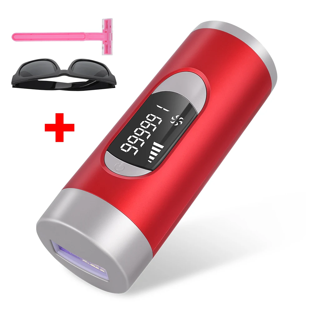 

Профессиональный лазерный эпилятор с 999999 вспышками безболезненный IPL Фотоэпилятор удаление волос Эпилятор с постоянным ЖК-дисплеем