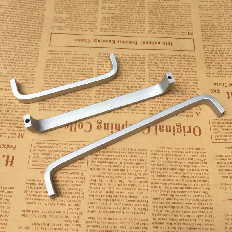 10 шт./лот пространственные алюминиевые ручки кухонные дверные шкафы прямая ручка