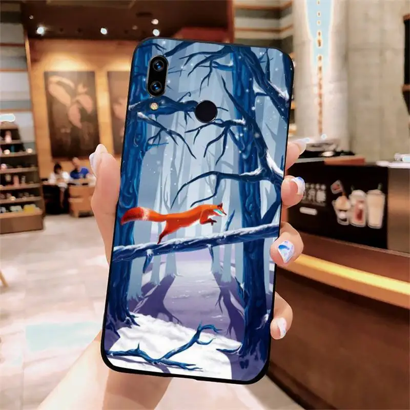 

Anime funny foxs high quality Phone Case For Xiaomi Redmi note 7 8 9 t k30 max3 9 s 10 pro lite
