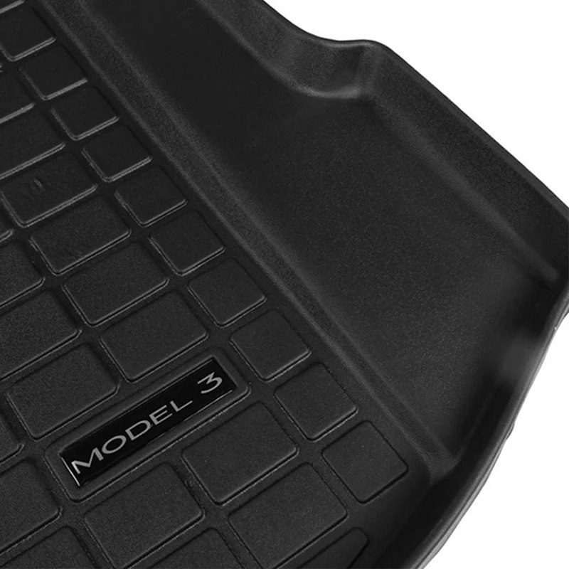 

Car Trunk Mat Storage Mat Cargo Tray Trunk Waterproof Protective Pads Compatible for Tesla Model 3 (Rear Trunk Storage Mat)