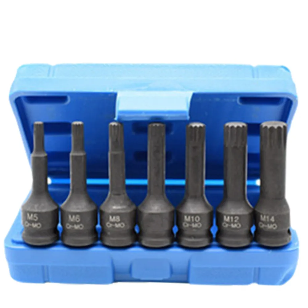 7 шт. набор ударных торцевых головок 3/8 дюйма диаметр 60 мм|Отвертка| |