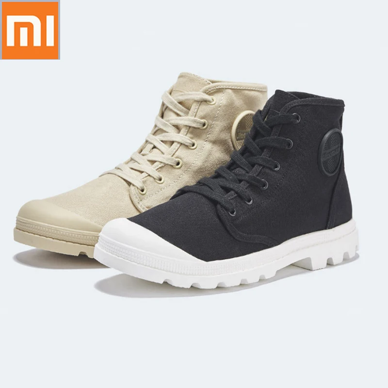 Уличная мода Xiaomi mijia Uleemark высокие холщовые туфли для инструментов нескользящая