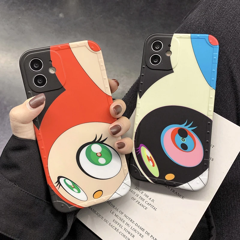 

Cute Cartoon Comics Phone Case for Apple IPhone11 12Pro Max 7 8plus XR XS MAX 12 Mini 11Pro 12Pro IMD Silicone Soft Backcover