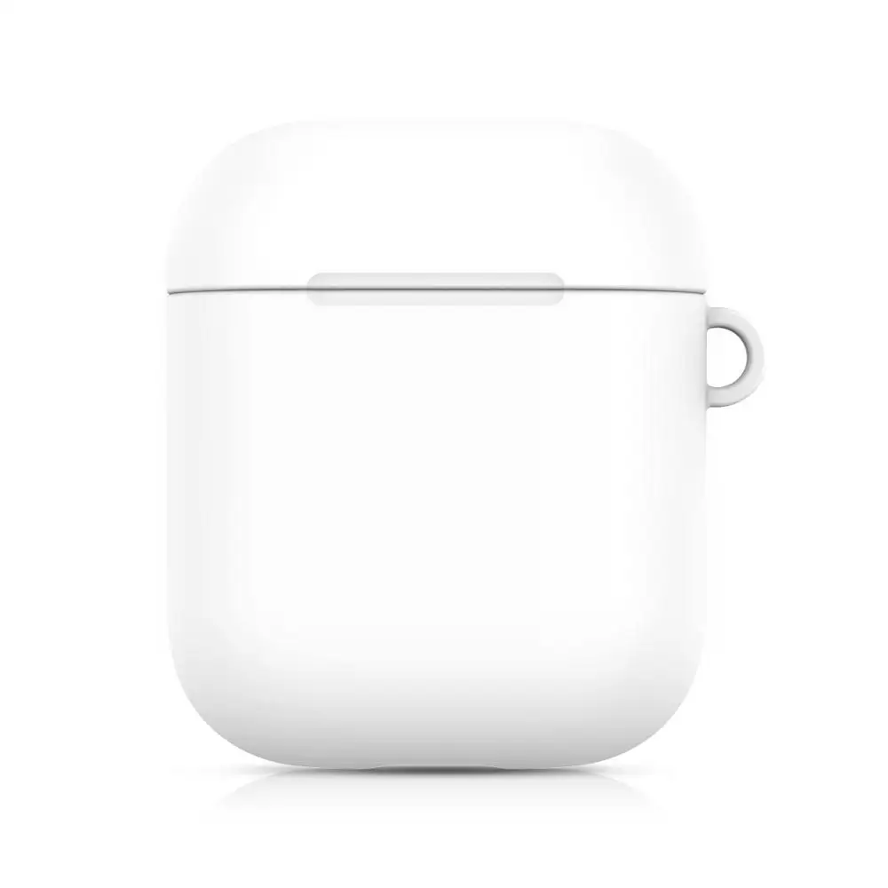 Чехол для беспроводных наушников Airpods мягкий белый чехол из ТПУ 1 2 Gen Airpods1 Airpods2 |