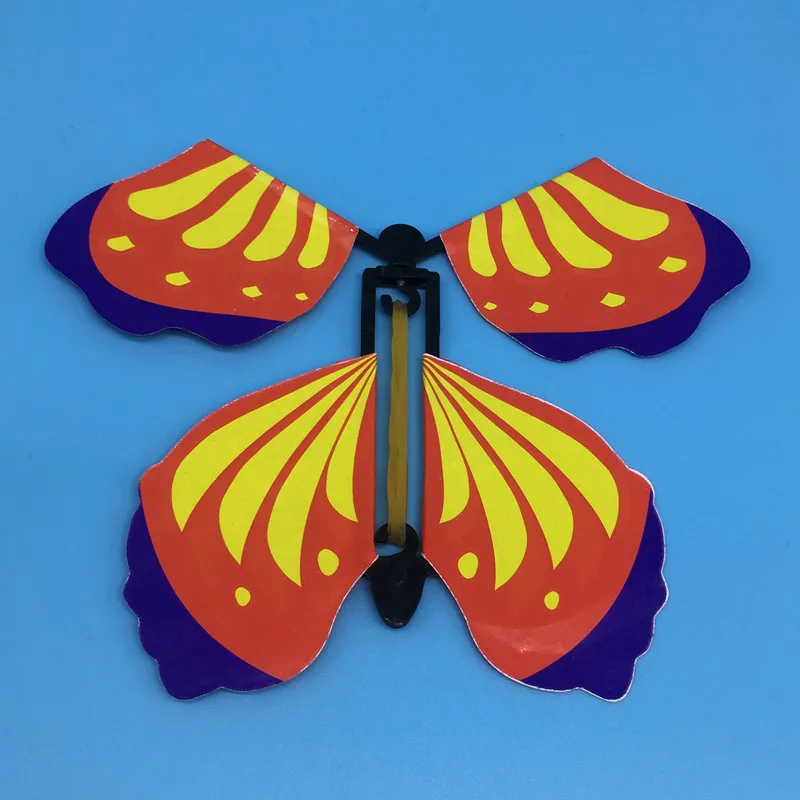 

2021 best selling plastic frame flying butterfly Magic Butterfly new fantasy magic props toys direct selling Butterfly
