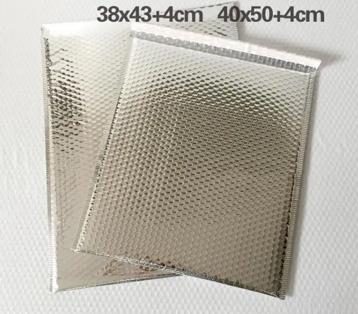 

20PCS/LOT Large Blank Aluminium Foil Poly Mailers Self Seal Plastic mailing Envelope Bags Self sealing Big Size