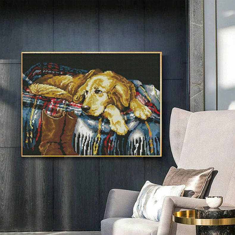 Набор для вышивки крестиком Joy Sunday DMC 11CT 14CT | Дом и сад