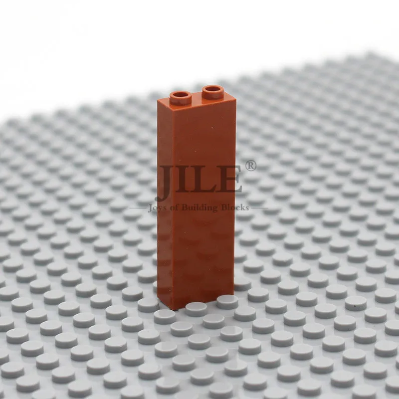 Коричневый Moc Brick 1x2x5 блокированные открытые шпильки или полые шпильки 2454 DIY просветить строительный блок Скоба совместима со сборками частиц - Цвет: Коричневый