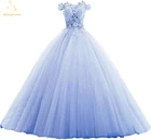 Недорогие кружевные платья для Quinceanera 2021, бальное платье с аппликацией из бисера, милое платье 16, дебютантное платье, платья для 15 лет, QA1607