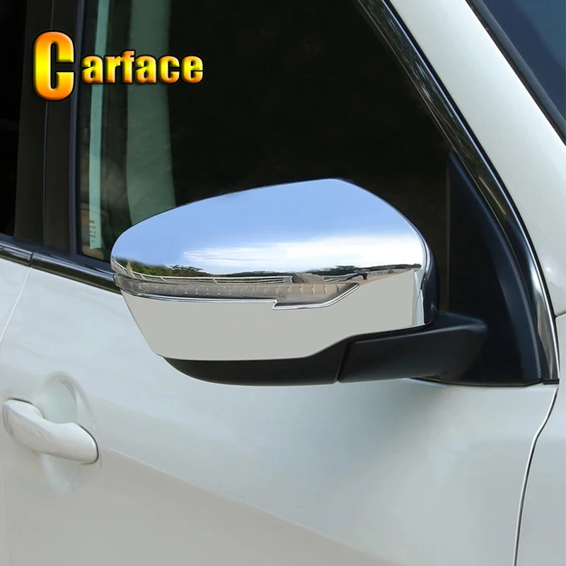 Фото Для Nissan Qashqai J11 космического аппарата изгой X-Trail T32 2014 2015 2016 2017-2020 автомобильный Стайлинг хром Зеркало заднего вида крышка бензобака внешняя аксессуары №2