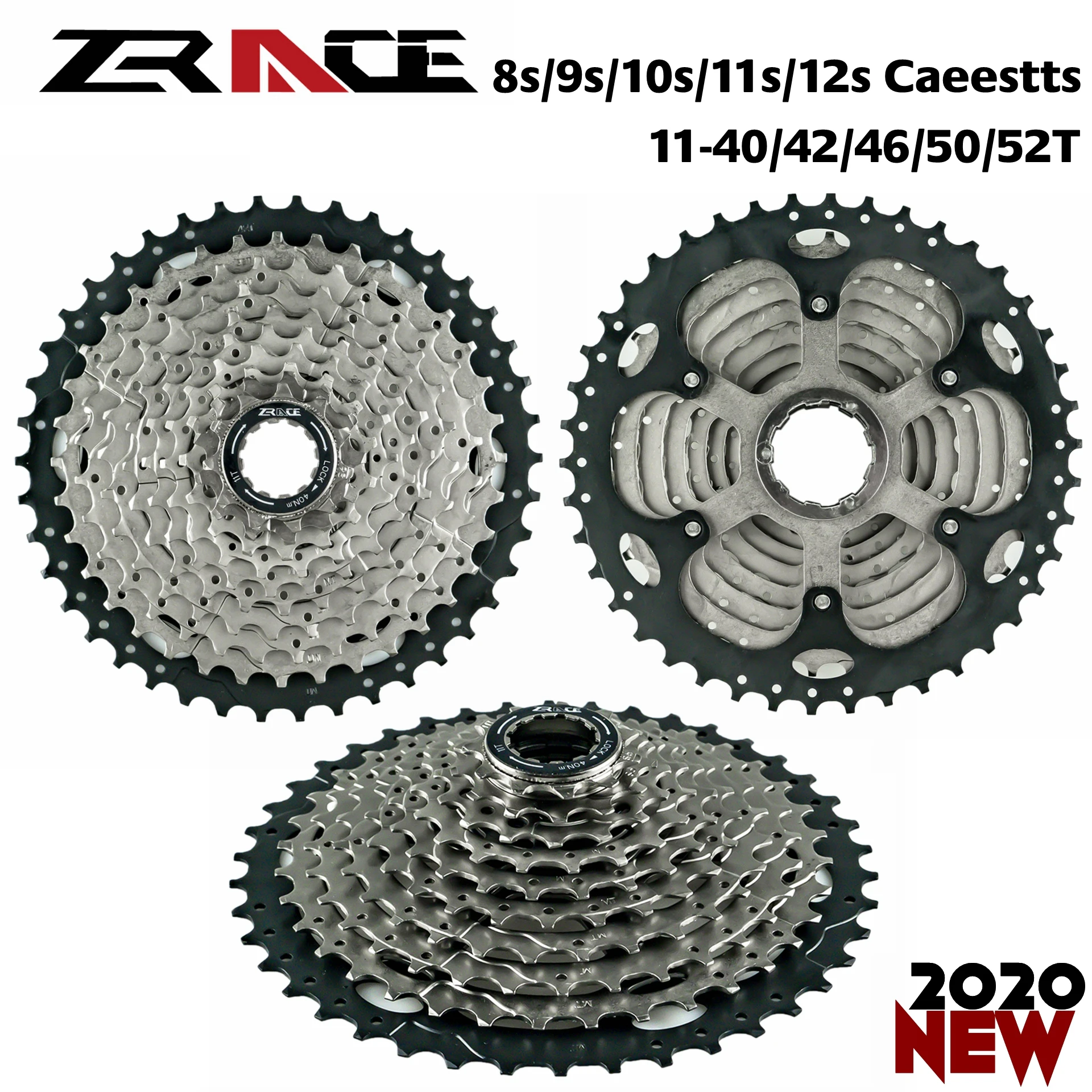 

2022 ZRACE Bicycle Cassette 8 9 10 11 Speed MTB bike freewheel 11-42T / 11-46T / 11-50T / 11-52T for ALIVIO / DEORE / SLX / XT