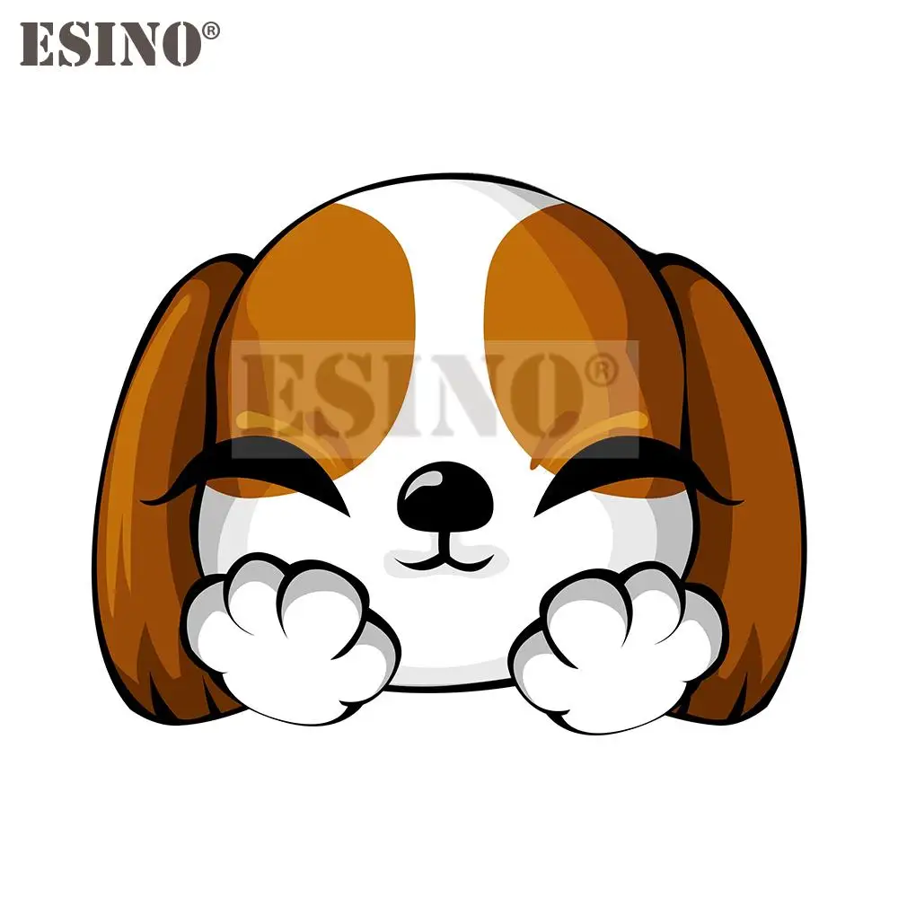 

Автомобильный Стайлинг креативная забавная Милая Бигль собака декоративная наклейка мультфильм ПВХ Наклейка Водонепроницаемый Автомобил...