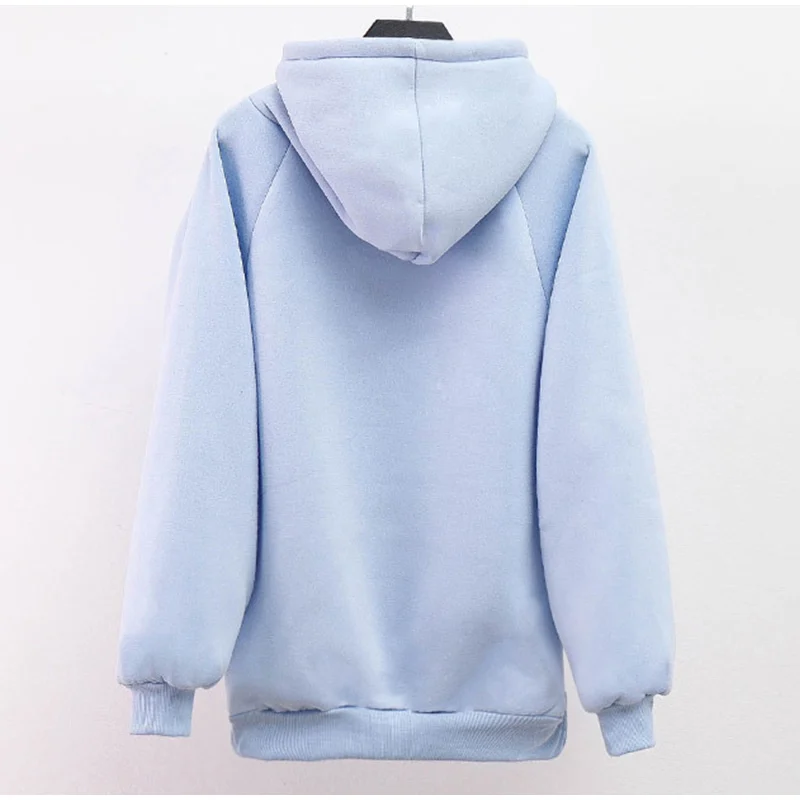 

Women Oversized Sweatshirt Long Puff Sleeve Hoodies Ladies Loose White Pink Black 2020 Autumn Winter Pullover Sweatshirts Female