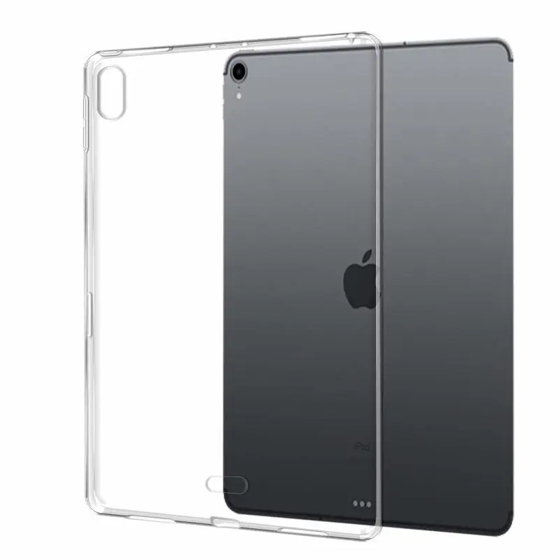 Чехол для Apple iPad Pro 11 и 12 9 2018 тонкий прозрачный силиконовый мягкий чехол из ТПУ