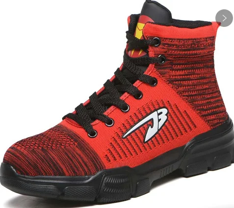 Легкая дышащая мужская защитная обувь Рабочая со стальным носком для мужчин