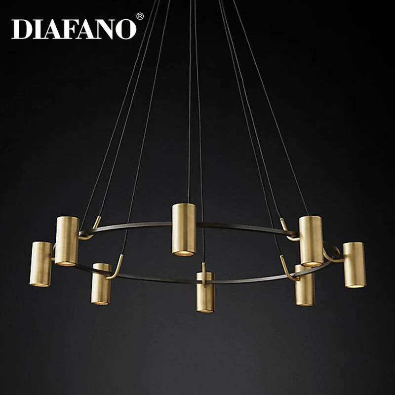 

Modern Art Chandelier LED Creative Personality Chandelier Brass Restaurant Chandelier Line Chandelier